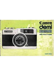 Canon Demi EE manual